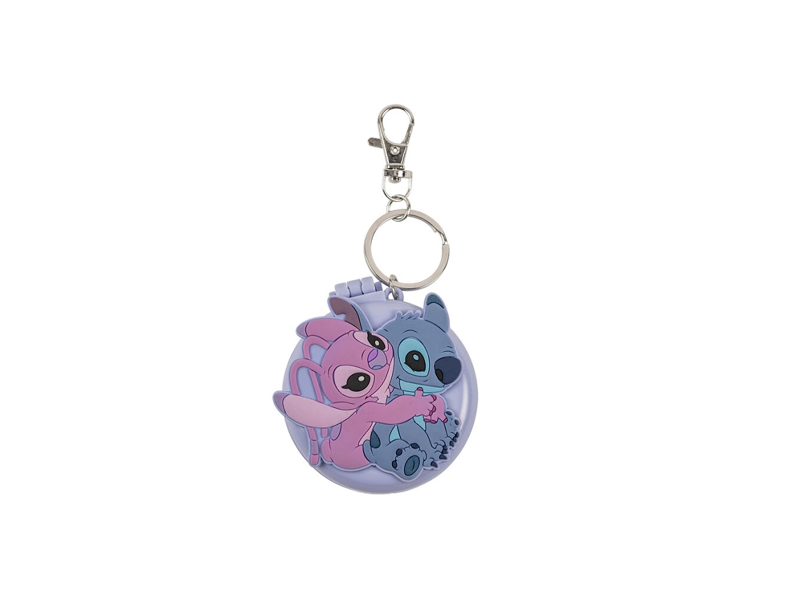 Disney Stitch Llavero Ángel Cepillo Y Espejo Peers Hardy