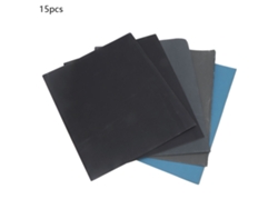 Juego De 15 Hojas De Papel De Lija Para Uso En Seco Y Húmedo De 23 X 28 Cm, Hojas Abrasivas Para Pulir Y Lijar.