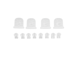 Kit De 8 Válvulas De Pico De Pato Y 4 Diafragmas De Silicona Para Accesorios De Repuesto Del Extractor De Leche S32