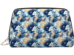 Neceser De Viaje Cuero Organizador Para Mujer Diseño Estampado Vacaciones