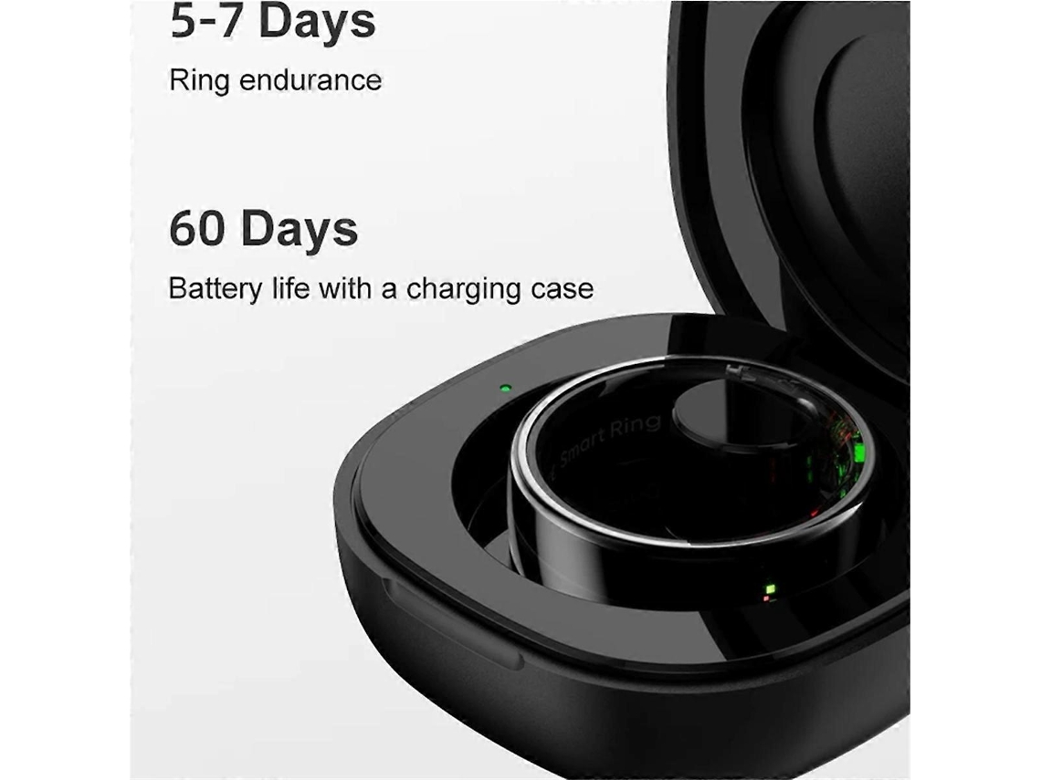 Anillo inteligente unisex R08 resistente al agua, monitor de salud táctil, sensor de temperatura Nostalgia88