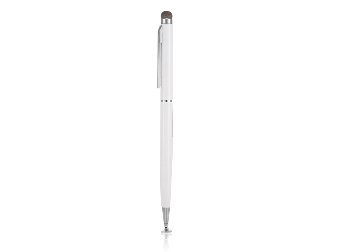 Lápiz óptico táctico capacitivo universal con punta táctil para iOS/Samsung - Blanco
