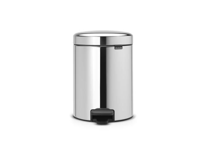Cubo de Basura BRABANTIA Newicon ( 5 l - Gris)