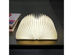 Lámpara De Lectura De 250 Lúmenes, 8 Horas De Luz, Luz Amarilla Cálida, 21 X 17 X 2,5 Cm, Recargable Por Usb.