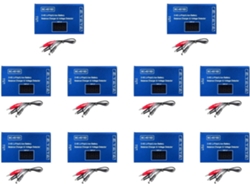 Cargador De Equilibrio Para Baterías Li-ion Lipo Bc-4s15d (10 Unidades), Detector De Voltaje Y Pantalla Digital Lcd.