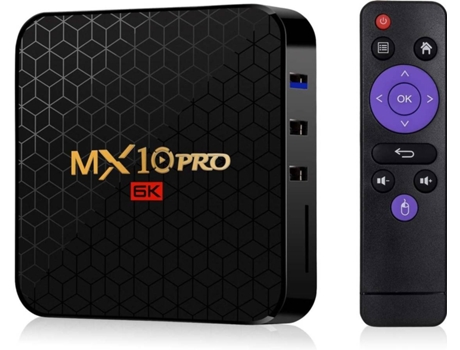 Box Smart TV CHRONUS MX10Pro 813-XW (Android - 6K Ultra HD - Wi-Fi)