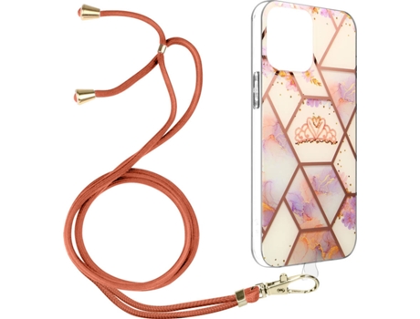 Funda Apple iPhone 11 Pro AVIZAR Geométrico con Correa (Rosa)