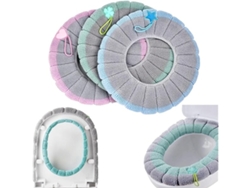 Juego De 3 Fundas Para Inodoro, Con Almohadilla Para El Asidero, De Grosor Extra, Lavables, Talla Universal