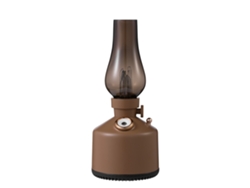 Humidificador De Aire Inalámbrico (marrón) Con Difusor De Aroma, Aceite Esencial Recargable Y Luz De 7 Colores.