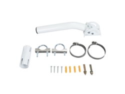 Kit De Soporte Doble De Acero Inoxidable Resistente Al Viento Para Internet Satelital Para Antena Rectangular De Techo/pared V2