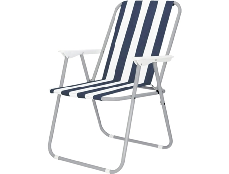 Silla De Playa Plegable Tumbona Portátil para Ocio Al Aire Libre 74X52X38Cm Azul Marino SELEOK