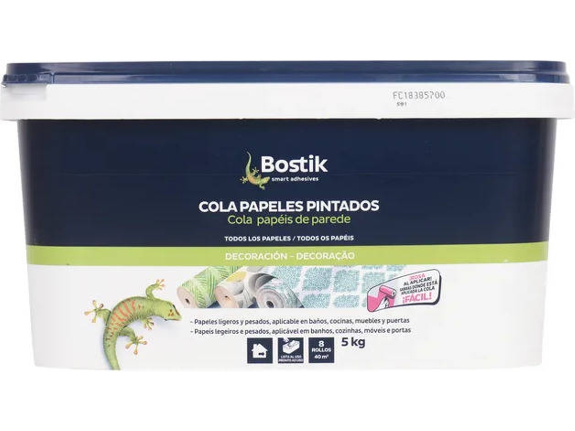 Cola para Papel Pintado BOSTIK (5 Kg)