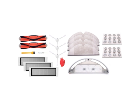 Cepillo principal de 2 piezas, filtro Hepa de 3 piezas para Xiaomi Mi Robot y 1 Juego de mopa de agua, juegos de filtros para Xiaomi Roborock S50 S51