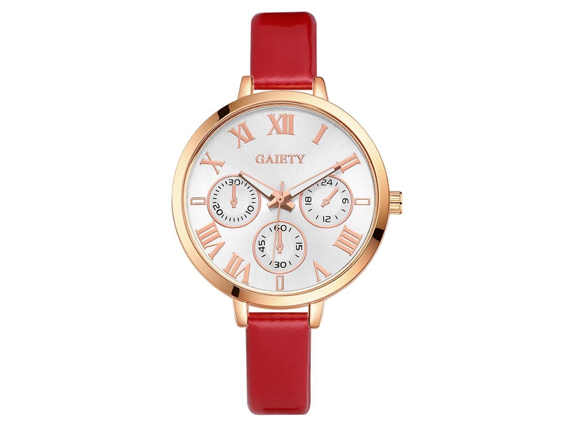 Relógio De Pulso Com Padrão Facial Estilo Chinês Pulseira Pu Lvpai P540 (branco)