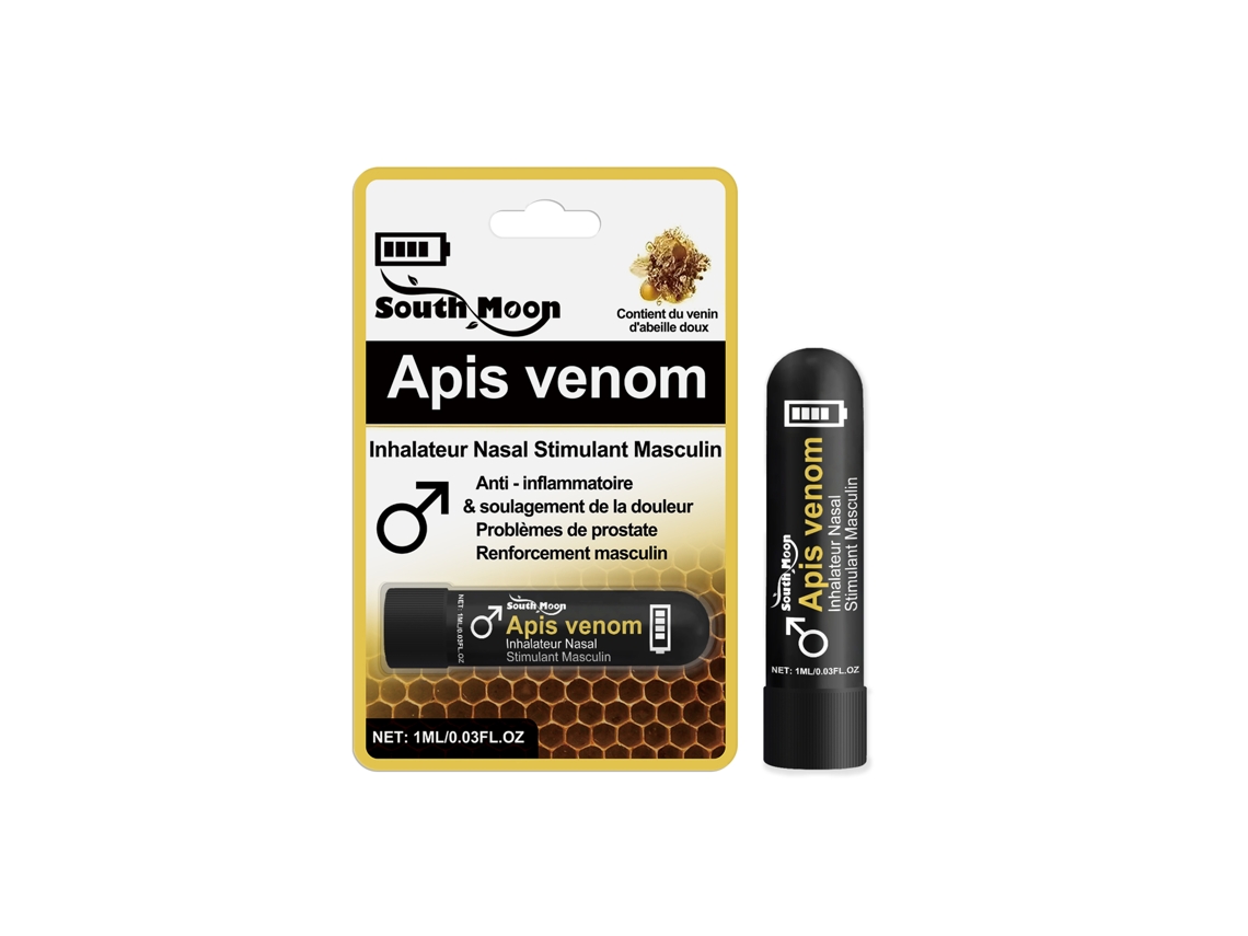 Inhalador nasal calmante para hombres