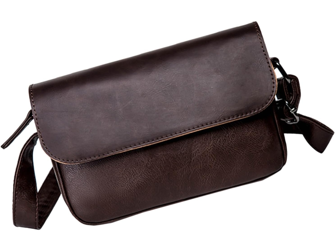 Bolso De Hombro Ciieeo Para Hombre, Retro Y Elegante, De Pu, Ligero E Impermeable, De Gran Capacidad, Para