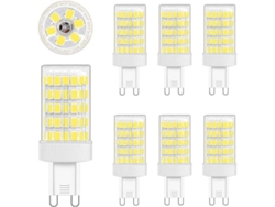 Bombilla Led G9, Blanco Frío, 10w Led G9 6000k, Equivalente A Una Bombilla Incandescente De 80w.