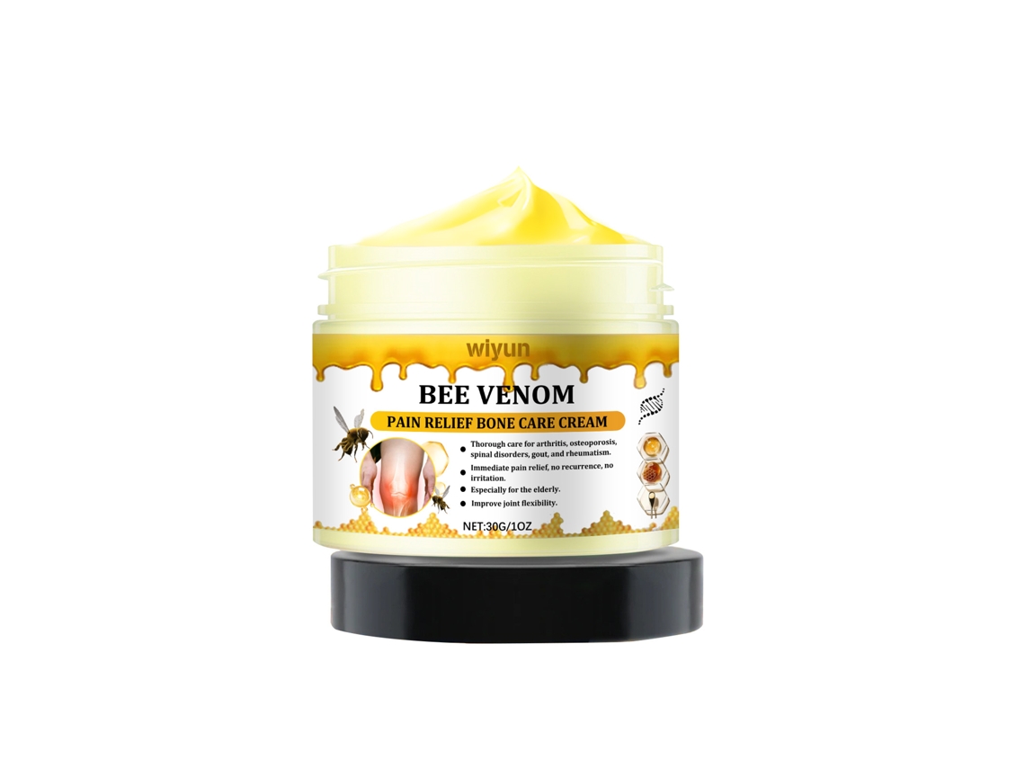Crema para el alivio de las articulaciones con veneno de abeja