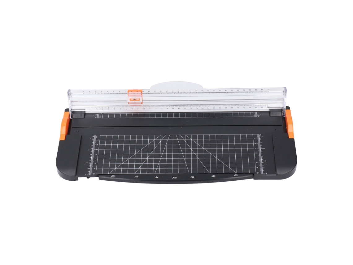 Cortador De Papel A4 De 30 Cm Con Protector De Seguridad Y Regla Lateral Para Manualidades, Oficina Y Scrapbooking.