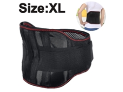 Colete Lombar Para Dor Nas Costas, Hérnia, Ciática E Escoliose - Design De Malha Respiravel Com Almofada Lombar E Suporte Ajustável Xl