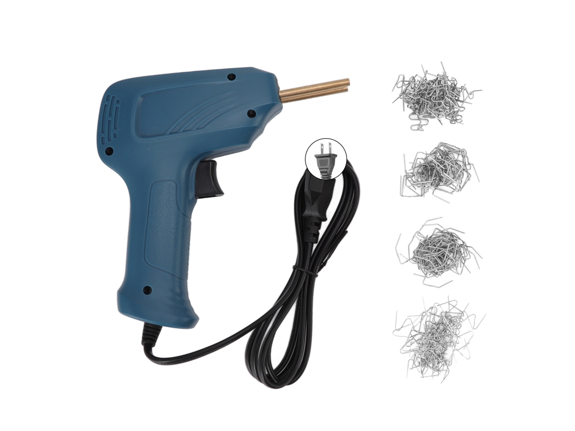 Máquina de soldadura de plástico portátil, calentamiento rápido, 200 clavos, reparación, 110 V | Sin marca