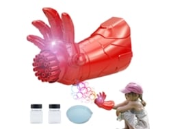 Pistola De Bolhas Elétrica Com Luz Inspirada Em Filmes Máquina De Bolhas Automática Brinquedo Para Crianças Presente