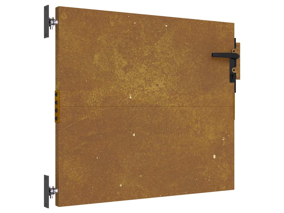 Maison Exclusive - Puerta De Jardín Acero Corten 85x125 Cm