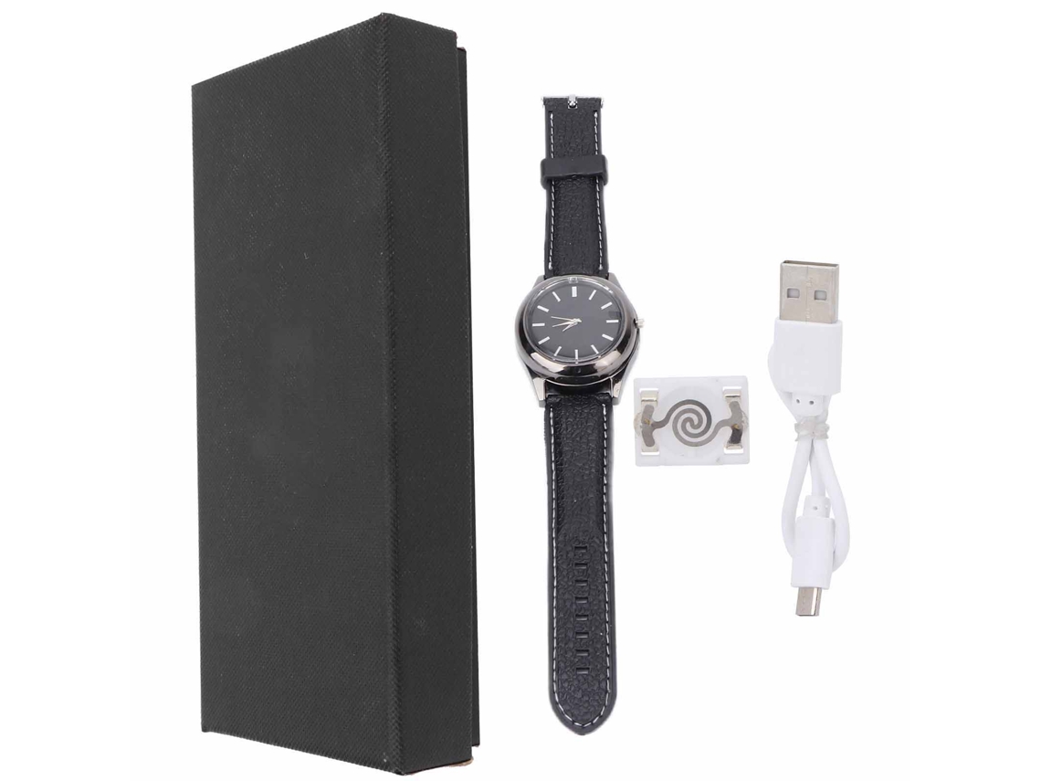Reloj Recargable Usb Para Encendedor De Cigarrillos, Diseño Sencillo Y Elegante, Regalo Ideal.