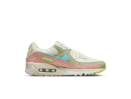Tenis NIKE Air Max 90 Fibras Sintéticas (38.5 - Beige)
