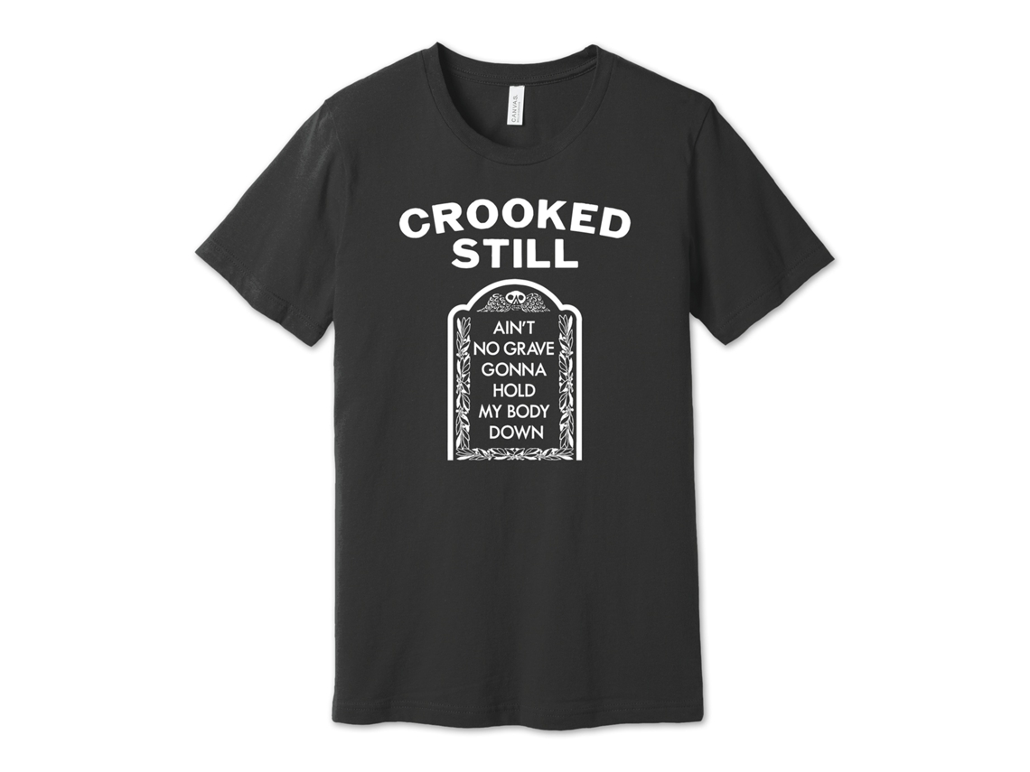Crooked Still Tombstone T-shirt Rockinstone Unisex Adults Best Sellers Size:m
