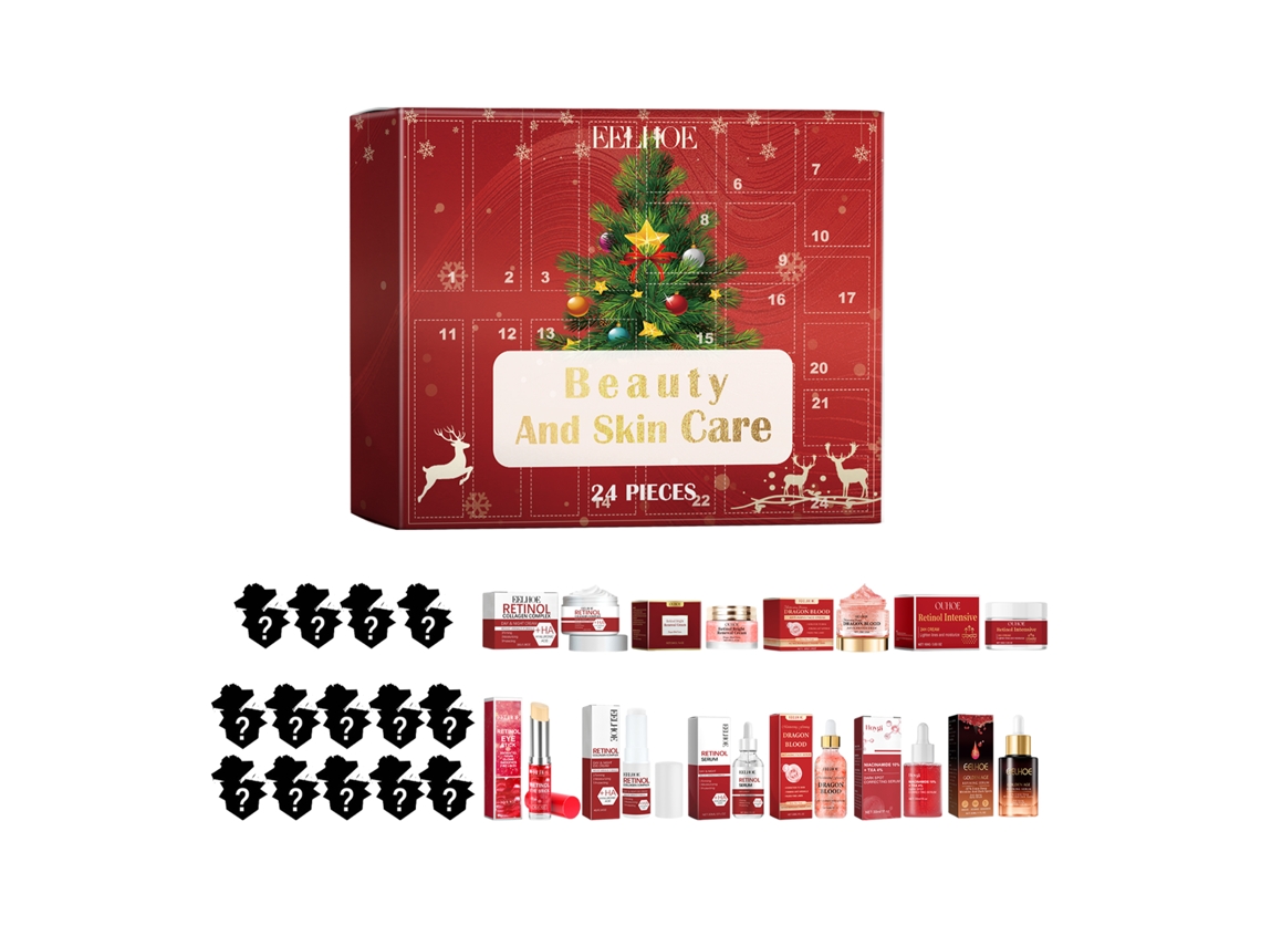 Caja ciega de belleza de 24 cuadrículas