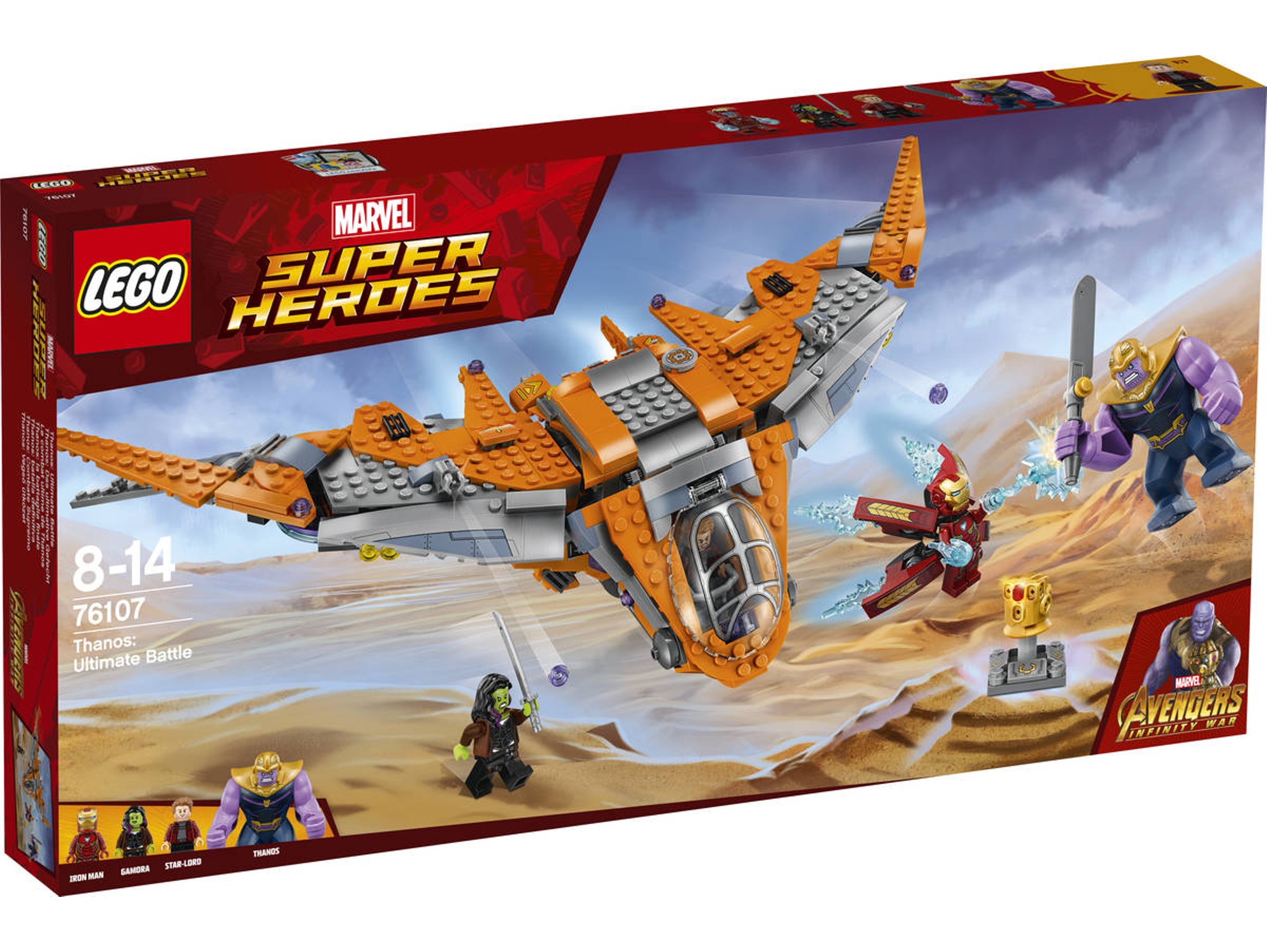 LEGO Marvel: Thanos: Ultimate Battle - 76107 (Idade mínima: 8 - 674 Peças)