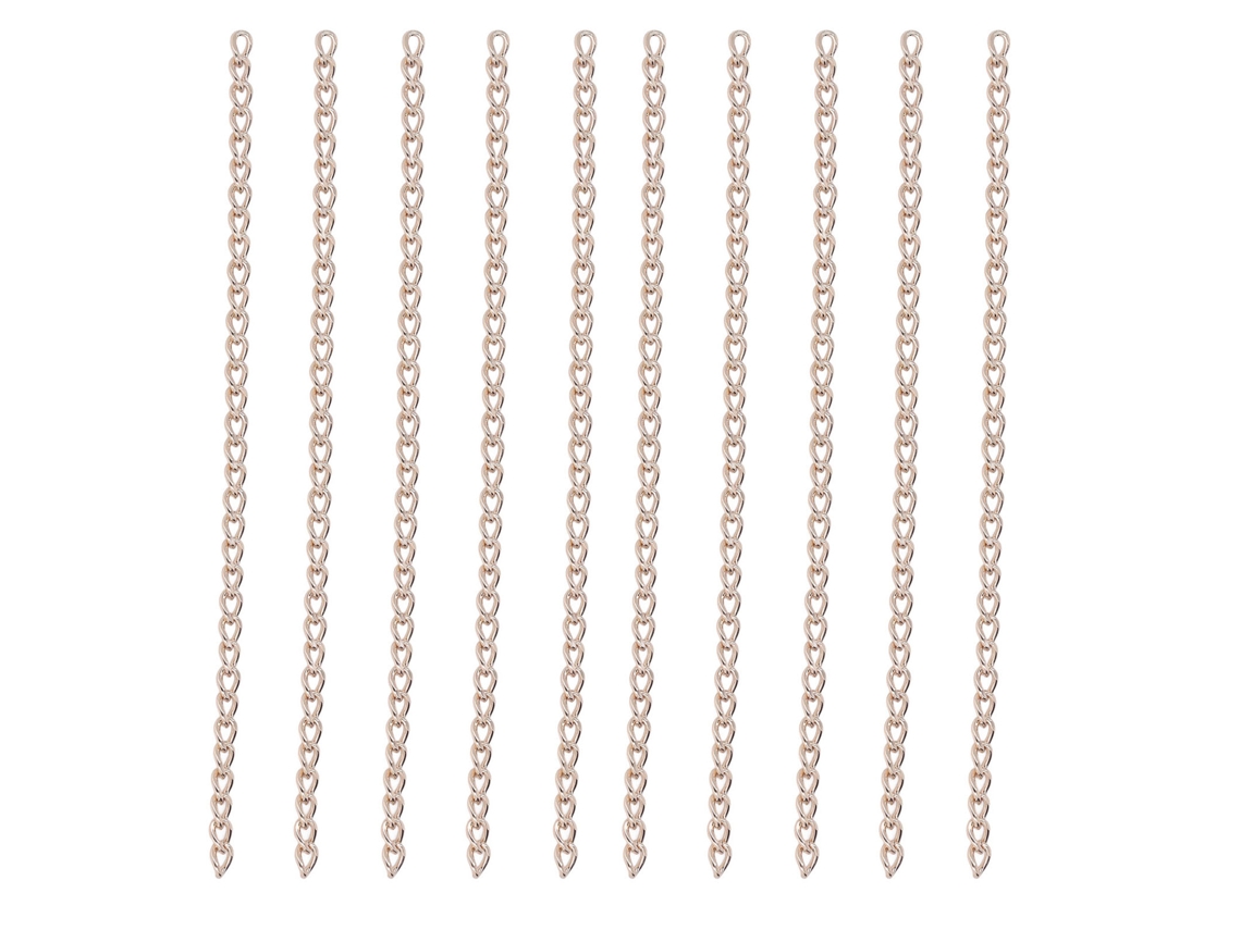 Cadena De Cobre Tipo Eslabones De 10 M (32,8 Pies) Para Manualidades, Joyería Y Artesanía En Metal.