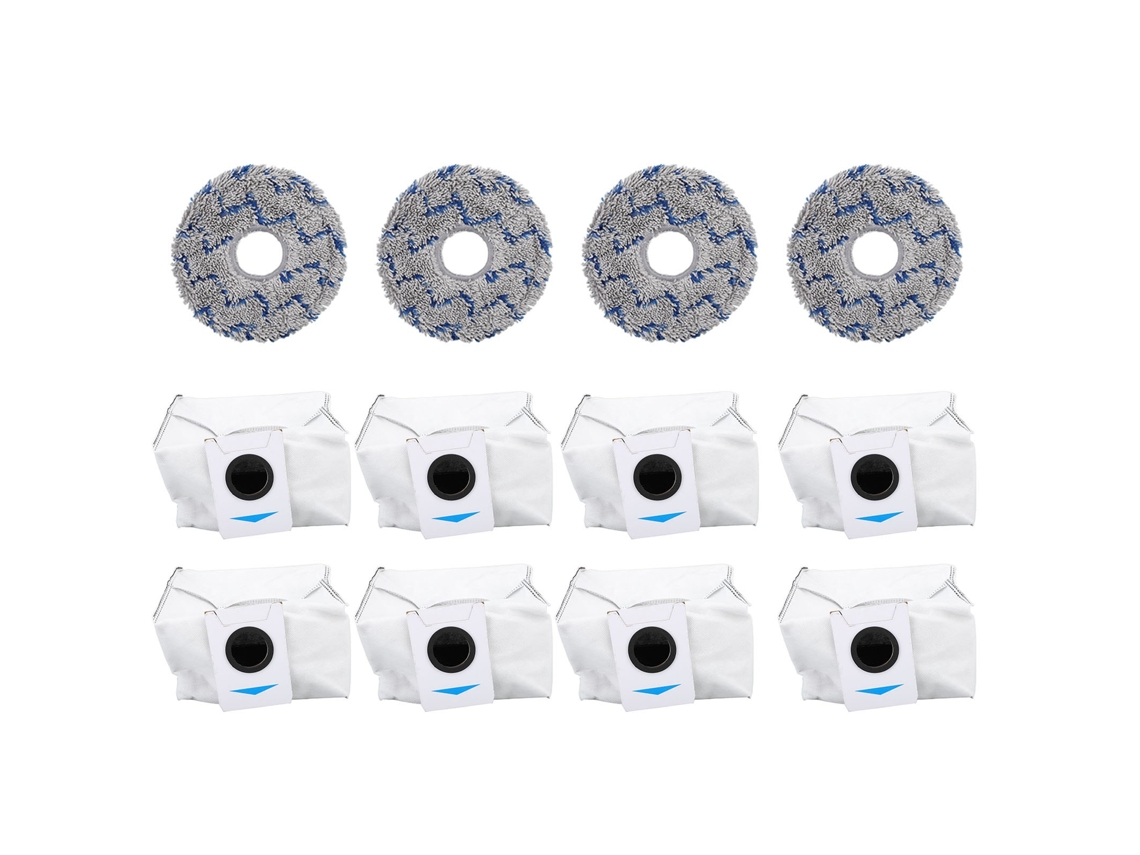Kit De Filtros Y Bolsas Para El Polvo Para Deebot T20 X1 T10 Omni Con Alfombrillas Lavables Y Reutilizables.