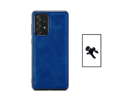 Funda para Samsung Galaxy A52/A52 5G GIFT4ME Piel Azul