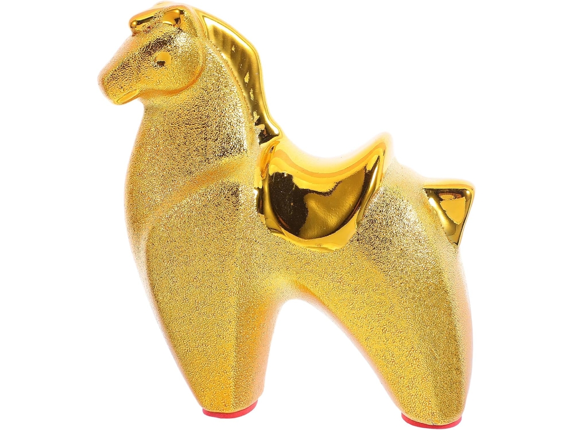 Figura Caballo Hecha Decoración Escritorio Adultos Adornos Caballos Figuras Animales Estatuas Hogar Mano