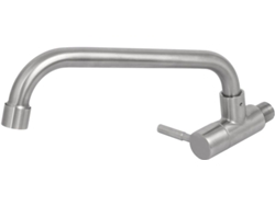 Grifo giratorio mural, acero inoxidable 304, 1/2" BSP CHABERLU