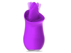 Vibrador Para Lamer La Lengua Con 10 Modos De Vibracin Para Mujeres (prpura) Yizhood