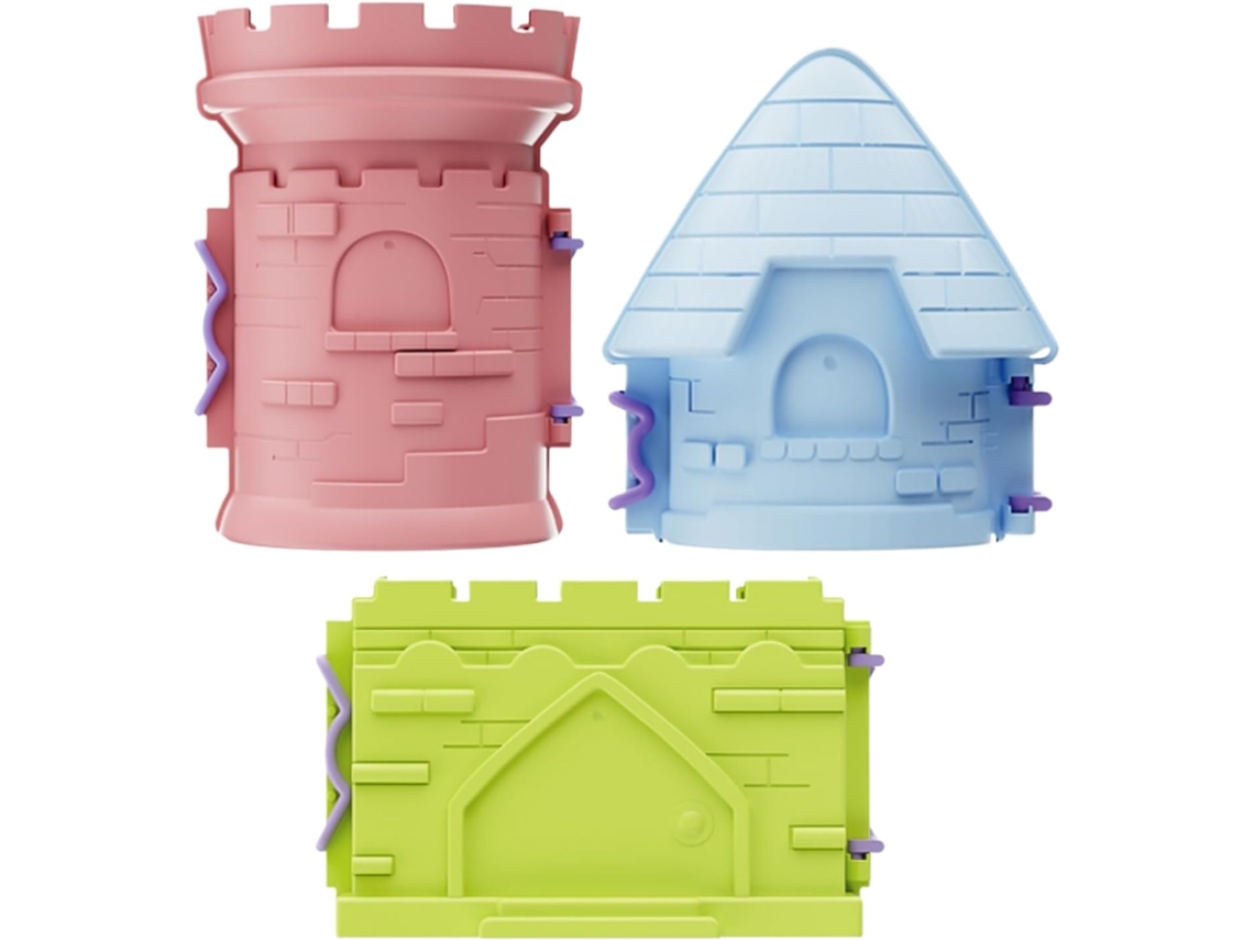 Moldes de arena, juguetes de playa con moldes de arena, juego de construcción de 3 piezas para Jog Vayotoy