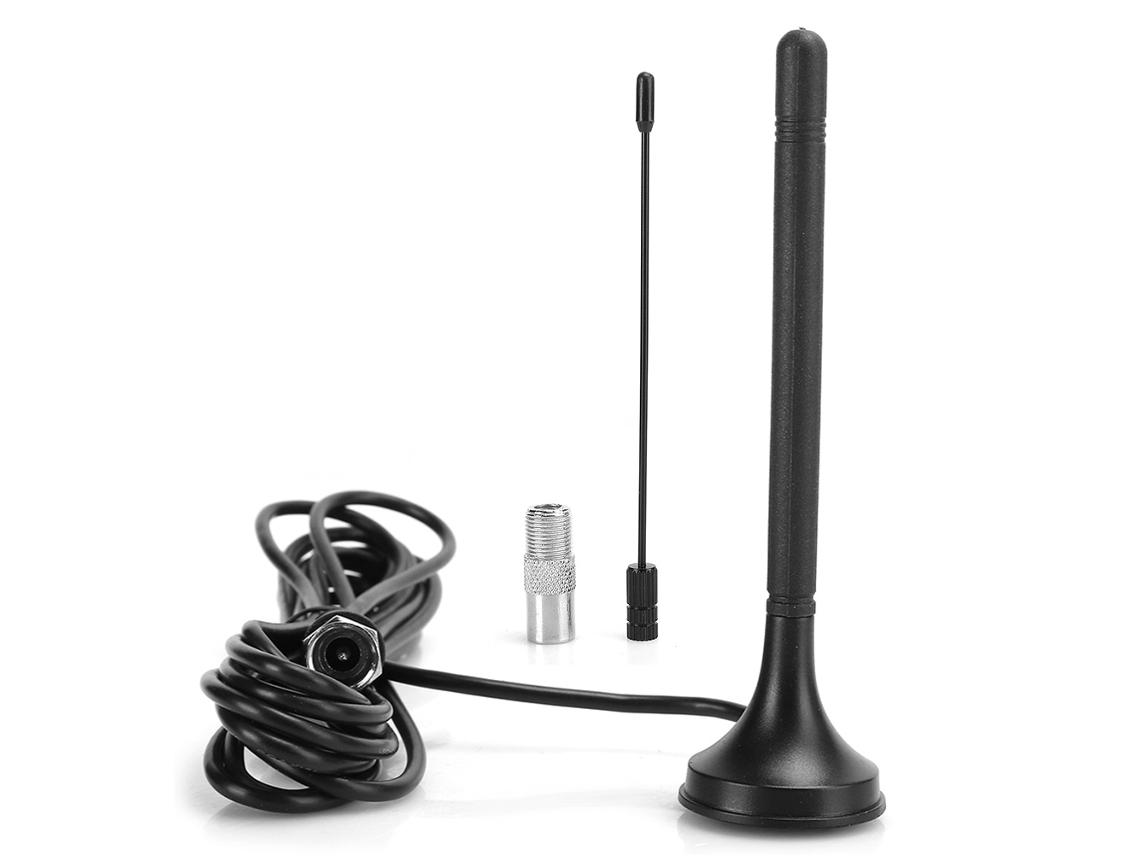 2 Antenas Dvb-t Con Pequeña Ventosa Para Televisores Digitales Hdtv De Interior.