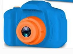 Cámara digital para niños Gusshious azul oscuro Dual HD