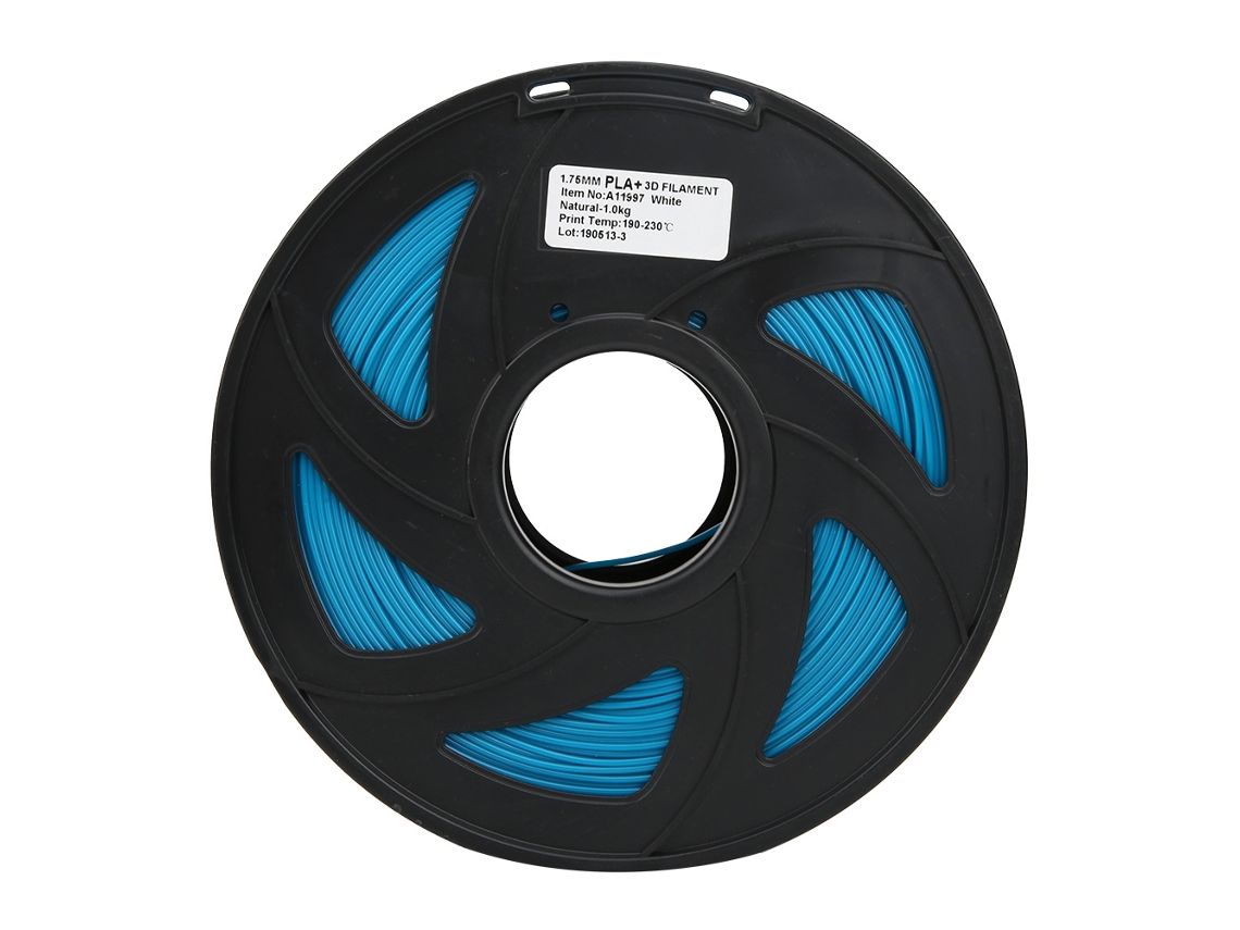 Filamento PLA Ciano 1.75mm 1kg para Impressora 3d com Marca