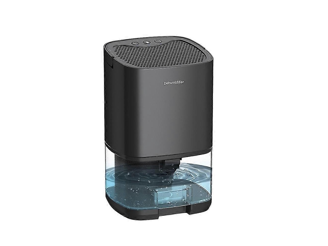 Desumidificador E Purificador De Ar 2 Em 1, Compatível Com Casa, Quarto E Cozinha, Absorve Umidade, Silencioso, Preto, Plugue Ue.