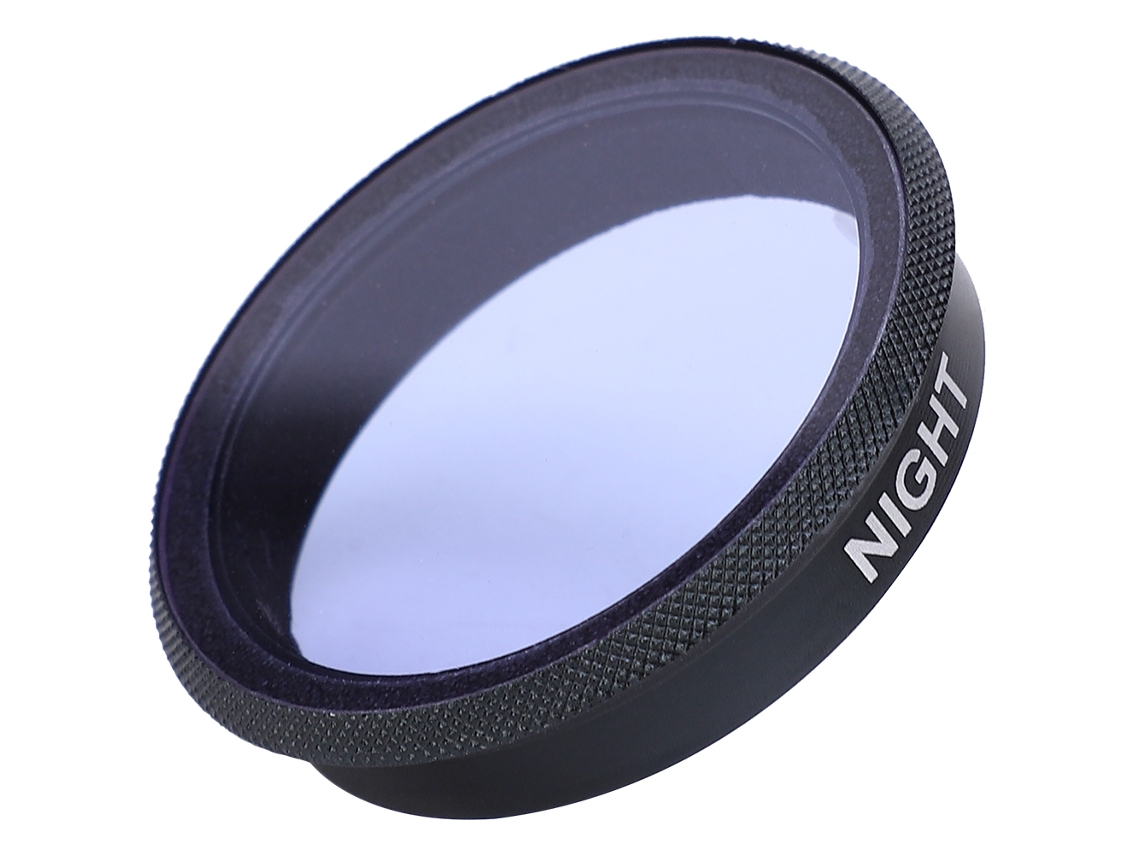 Filtro De Lente Nocturno Anti Contaminación Lumínica De Vidrio Óptico Para Cámara Deportiva Osmo Action