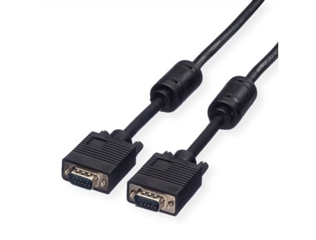 Cable ROLINE (VGA - 15m - Negro)