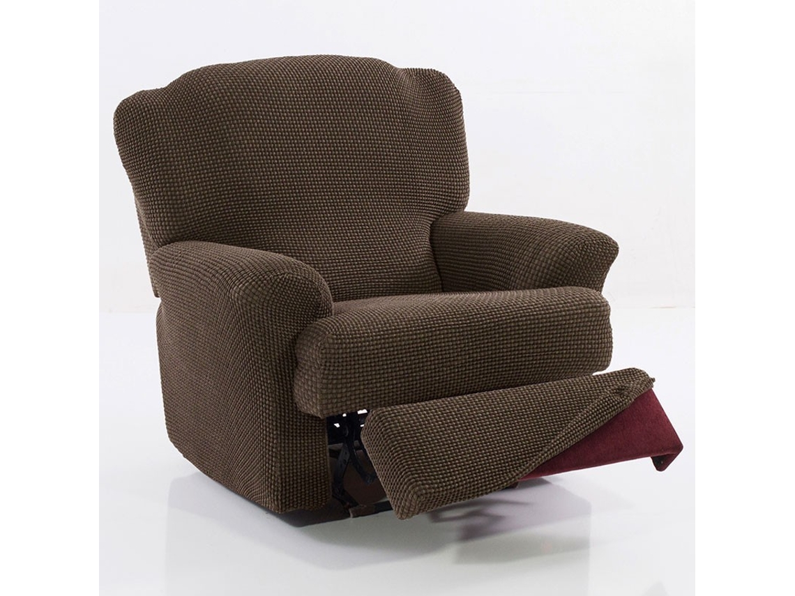 Funda de Sillón DOMAINET Relive (Marrón - Algodón y poliéster - 70-90 cm)
