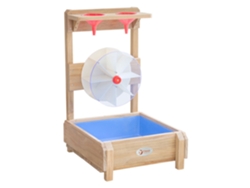 Molino de agua de madera del mundo clásico, juguete sostenible