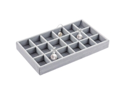 Organizador De Joyas Para Cajón, Estante Para Joyas, Caja De Terciopelo Para Pendientes Y Pulseras.