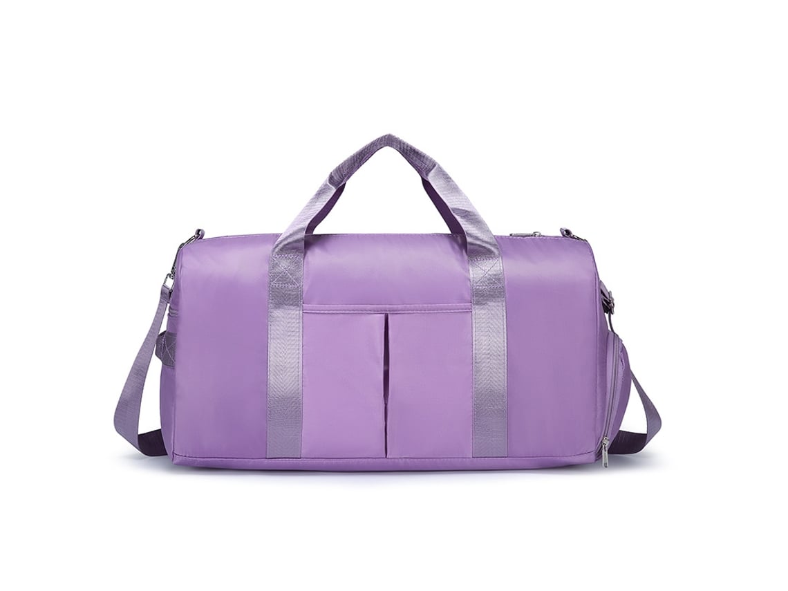 Bolsa De Viaje Para Gimnasio/yoga, Compartimentos Separados Para Artículos Secos Y Mojados - Bolsa Deportiva Para Mujer - Morado