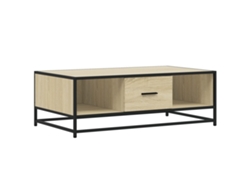 Maison Exclusive - Mesa De Centro Madera Ingeniería Metal Roble Sonoma 100x57x35cm